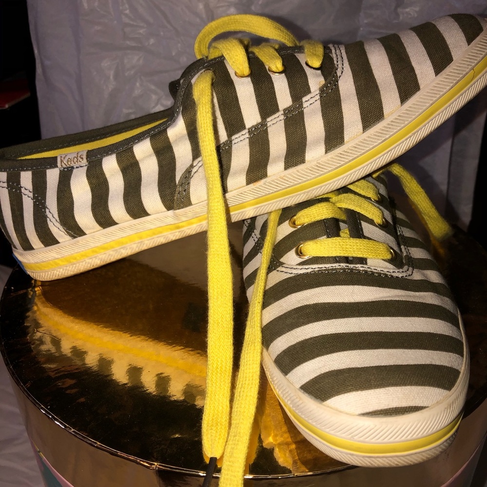 Kate Spade by Keds striped sneakers